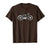 Adorable Retro Vintage Motorcycle I Love My Motorcycle Men's T-Shirt Brown