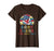 Cute Retro Vintage Baby Sharks Gift For Kids Boys Women's T-Shirt Brown