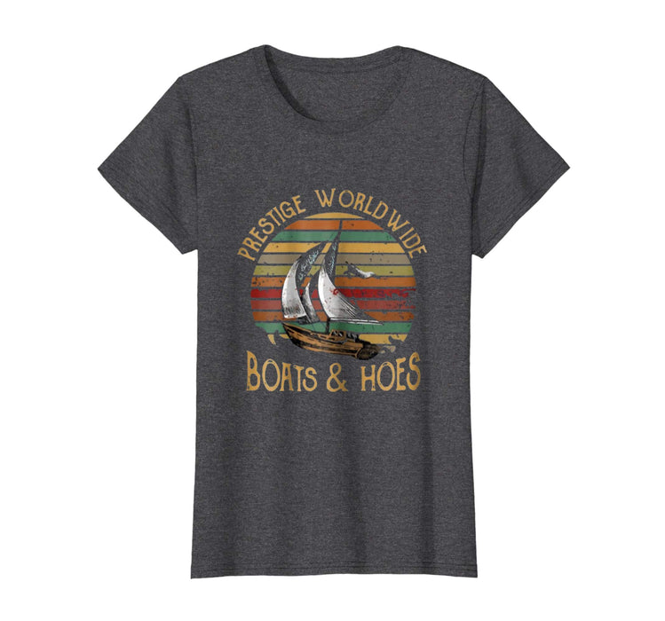 Beautiful Prestige Worldwide Boats And Hoes Sunset Vintage Tee Women's T-Shirt Dark Heather