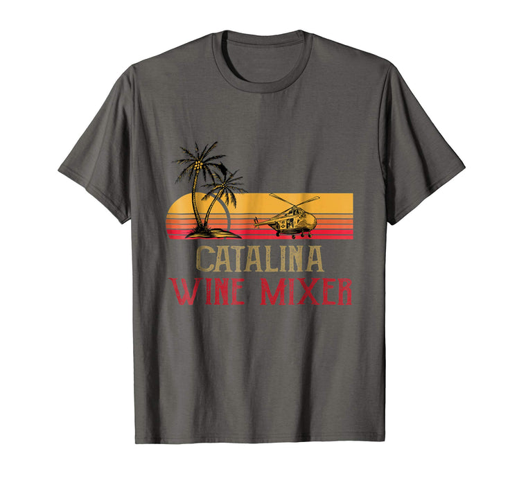 Hotest Vintage Catalina Wine Mixer Funny Men's T-Shirt Asphalt