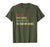 Hotest Uncle The Man The Myth The Bad Influence Retro Vintage Men's T-Shirt Olive