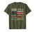 Great Dd 214 Army Alumni Vintage American Flag Men's T-Shirt Olive