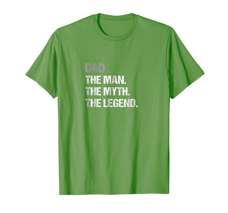 Hot Retro Vintage The Man Myth Legend Fathers Day Men's T-Shirt Grass