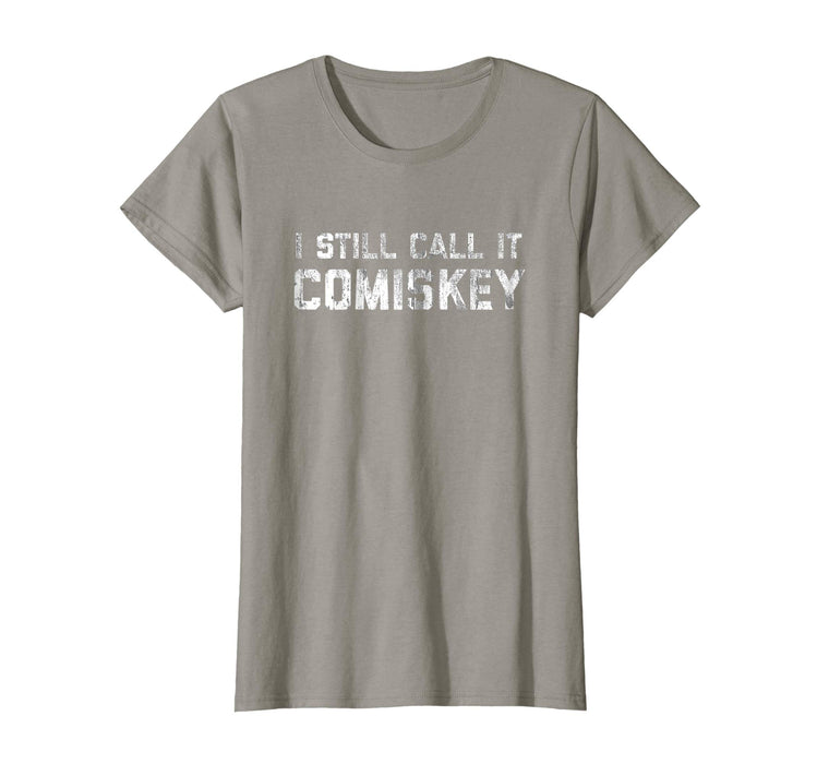 Hotest I Still Call It Comiskey Chicago Baseball Vintage Women's T-Shirt Slate