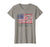 Funny Lacrosse American Flag Usa Flag Fan Vintage Retro Women's T-Shirt Slate