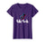 Hot Music Note Vintage Music Lover Christmas Gift Women's T-Shirt Purple