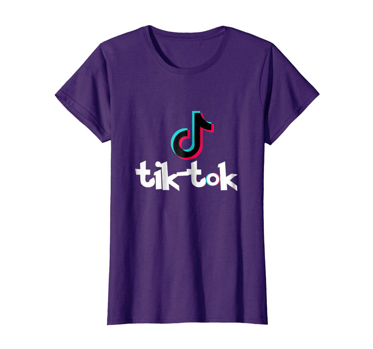 Hot Music Note Vintage Music Lover Christmas Gift Women's T-Shirt Purple